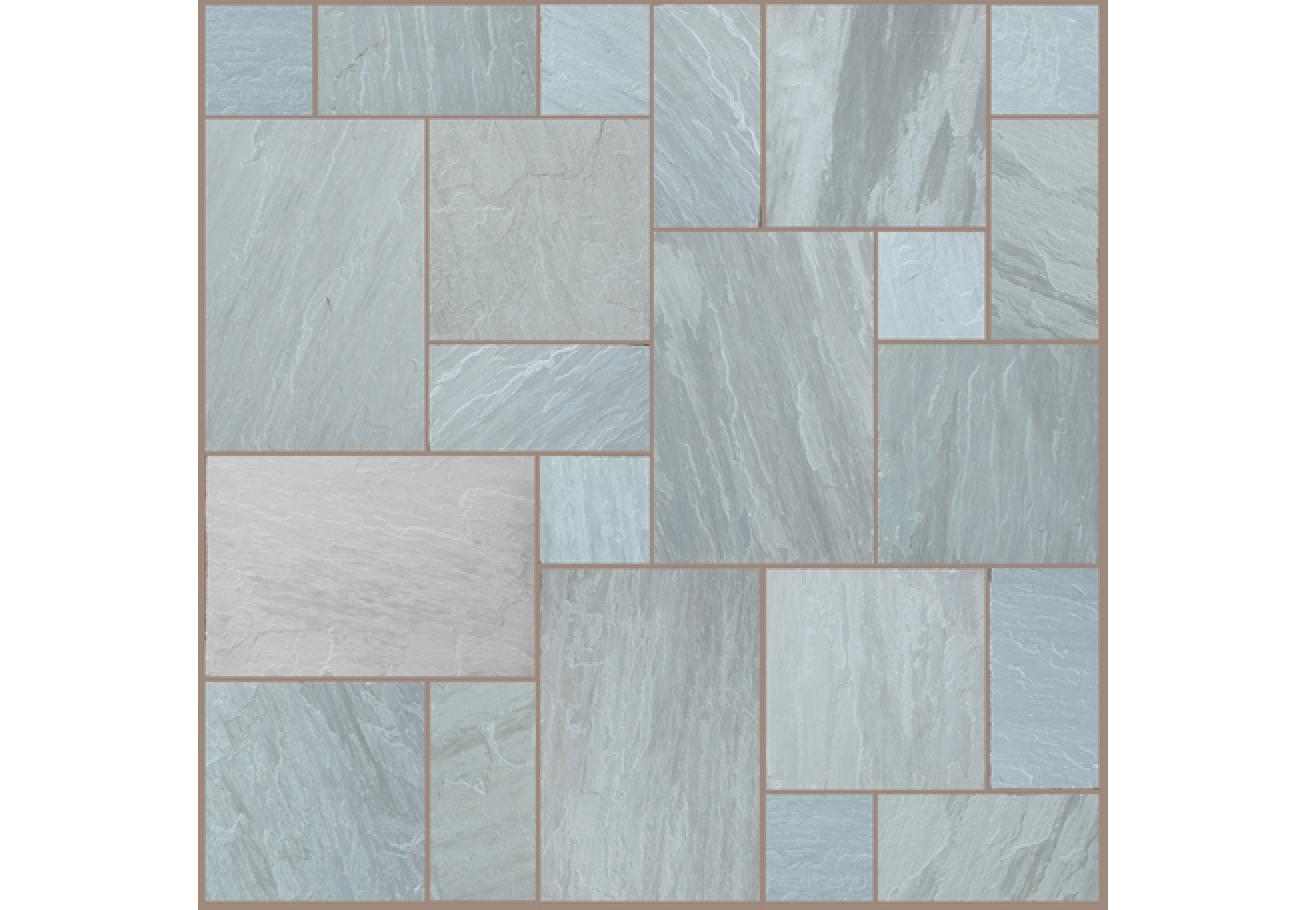 Pavestone Light Grey Sandstone Paving Pack 20.7m2 | AWBS