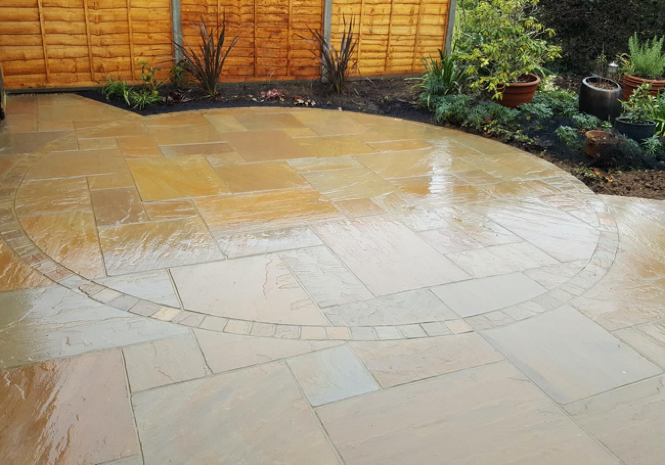 AWBS Coastal Mix Sandstone 15.22m² Paving Pack