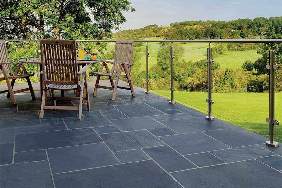 Cheap Pavestone Rio Slate patio slabs 