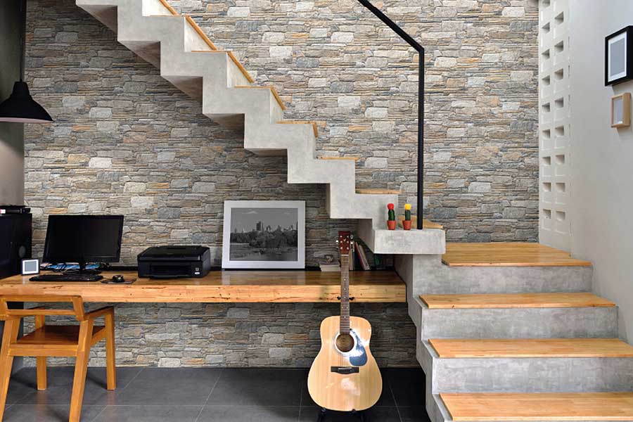 Pavestone natural stone effect porcelain wall cladding tiles