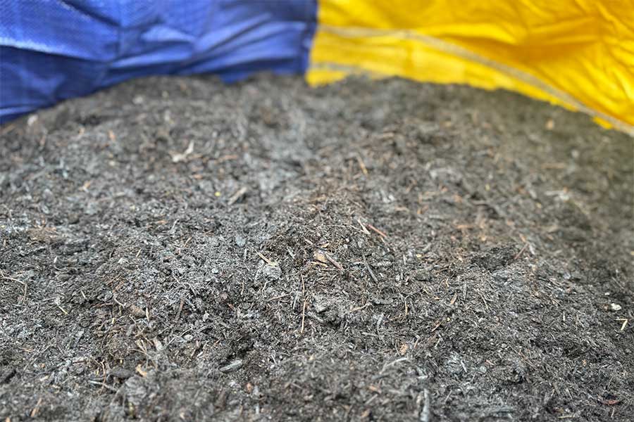 A bulk bag of AWBS Multi-Purpose compost