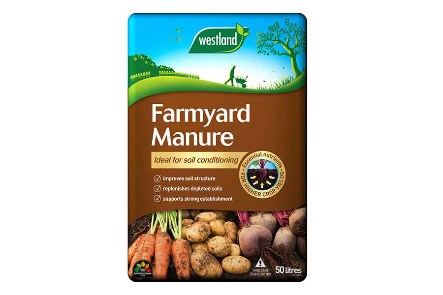 A 50ltr small bag of Westland rotten manure for improve soil quality and adding nutrients