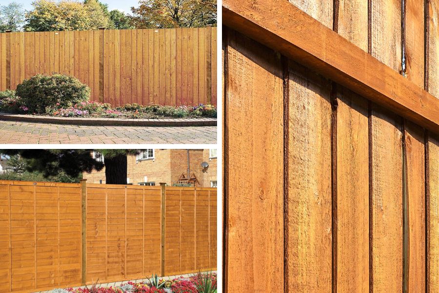 Examples of garden fencing in different styles