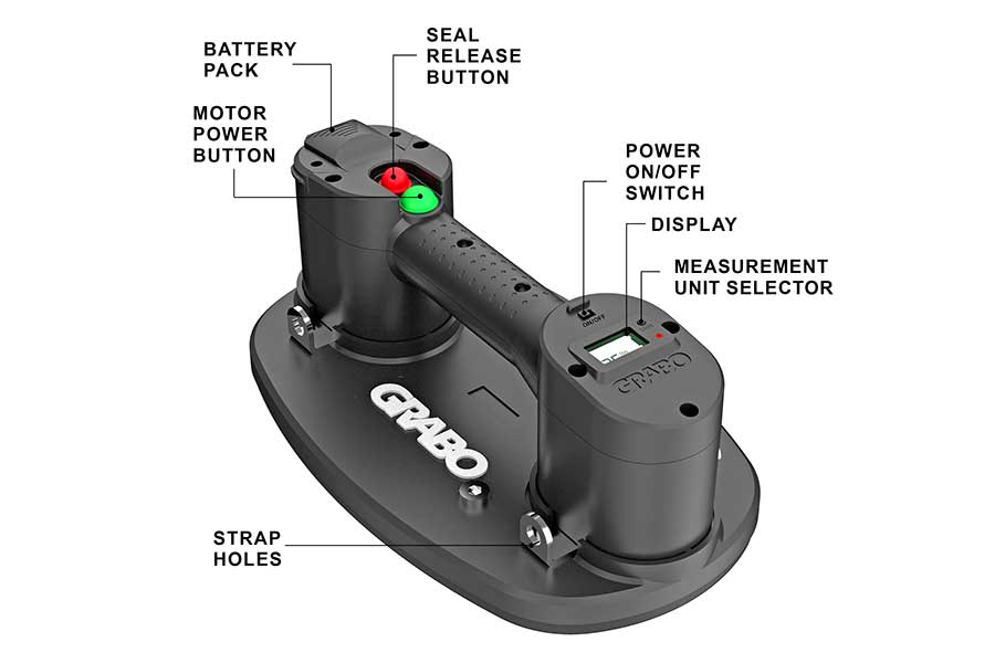 Grabo electronic suction lifters features