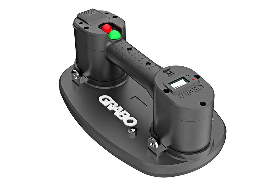Grabo Pro digital electric handheld suction lifter system for builders and landscapers