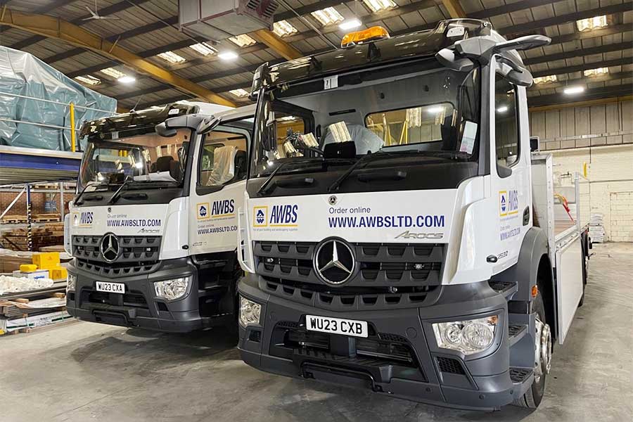 New Mercedes delivery lorries arrive at AWBS Eynsham