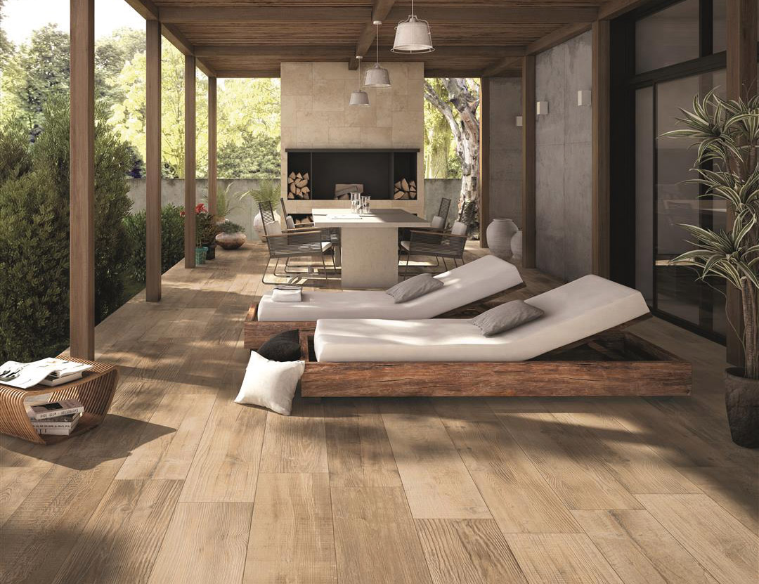 Outdoor Porcelain Tiles Are Big News, Wood Style Tiles Outdoor